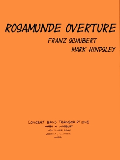Musiknoten Rosamunde Overture, Schubert/Hindsley