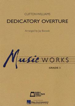 Musiknoten Didicatory Overture, Bocook