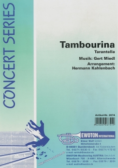 Musiknoten Tambourina, Miedl/Kahlenbach