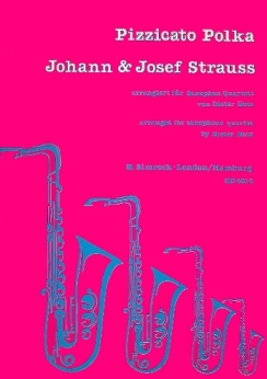 Musiknoten Pizzicato Polka, Johann & Josef Strauss