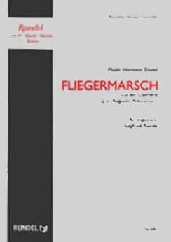 Musiknoten Fliegermarsch aus der Operette 