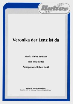 Musiknoten Veronika, der Lenz ist da, Jurmann/Kreid