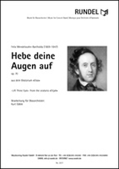 Musiknoten Hebe deine Augen auf, Mendelson-Bartholdy/Gäble