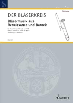 Musiknoten Bläsermusik aus Renaissance und Barock, Richard Sturzenegger
