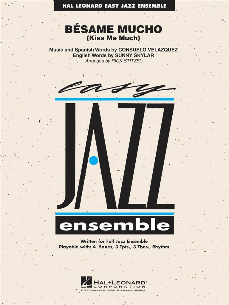 Musiknoten Besame Mucho - Velazquez/Stitzel - Big Band