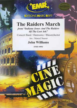 Musiknoten The Raiders March, Williams/Saurer