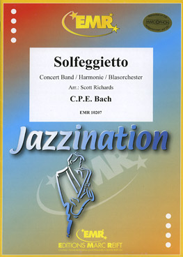 Musiknoten Solfeggietto, Bach/Richards