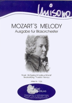 Musiknoten Mozart´s Melody, Mozart/Reinau