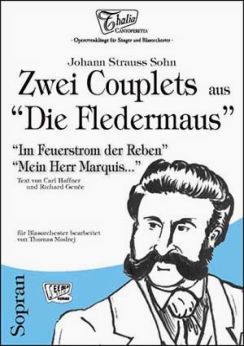 Musiknoten Zwei Couplets aus der 