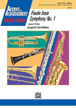 Musiknoten Finale from Symphony No. 1, Johannes Brahms/Mark Williams