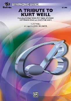 Musiknoten A Tribute to Kurt Weill, Jerry Brubaker