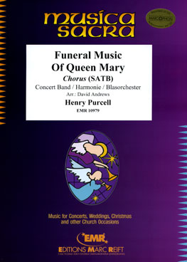 Musiknoten Funeral Music Of Queen Mary, Purcell