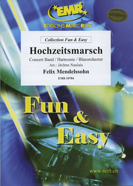 Musiknoten Hochzeitsmarsch, Mendelssohn/Naulais