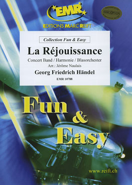 Musiknoten La Rejouissance, Händel/Naulais