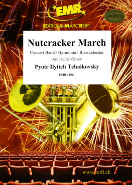 Musiknoten Nutcracker March, Tchaikovsky/Oliver