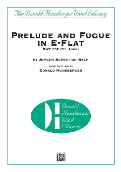 Musiknoten Prelude and Fugue in E-Flat BWV 552 (St. Anne), J.S.Bach/Hunsberger