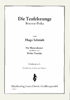 Musiknoten Die Teufelszunge, Hugo Schmidt/Walter Tuschla