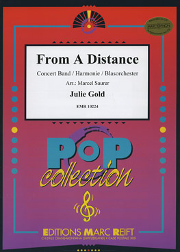 Musiknoten From A Distance, Gold/Saurer