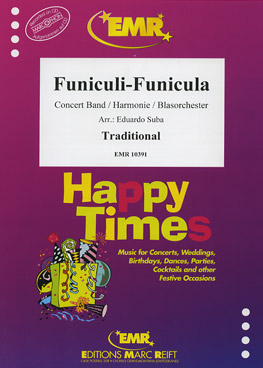 Musiknoten Funiculi-Funicula, Suba