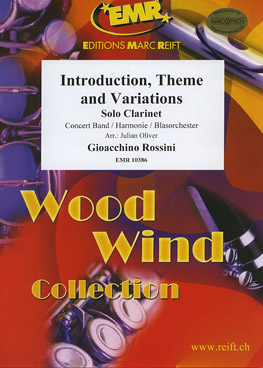 Musiknoten Introduction, Theme and Variations (Clarinet Solo), Rossini/Oliver