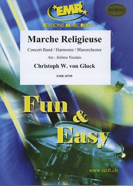 Musiknoten Marche Religieuse, Gluck/Naulais