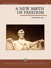 Musiknoten A New Birth of Freedom, Randal A. Bass