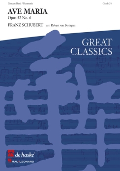 Musiknoten Ave Maria op. 52 Nr. 6, Franz Peter Schubert/Robert van Beringen