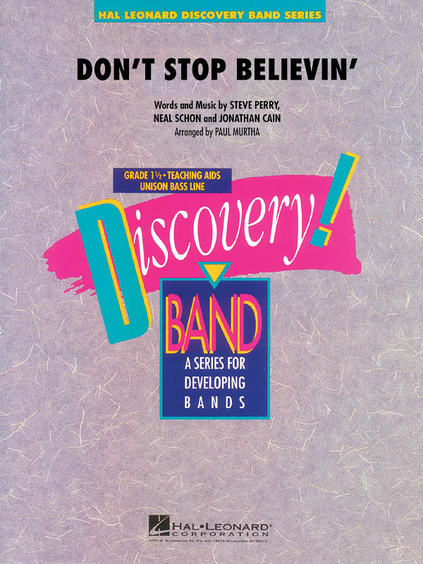 Musiknoten Don't Stop Believin’, Perry & Schon & Cain/Paul Murtha