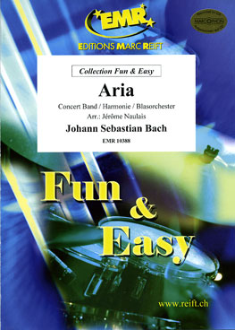 Musiknoten Aria (Bach), Johann Sebastian Bach/Jérôme Naulais