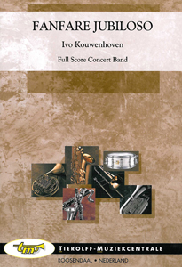 Musiknoten Fanfare Jubiloso, Ivo Kouwenhoven