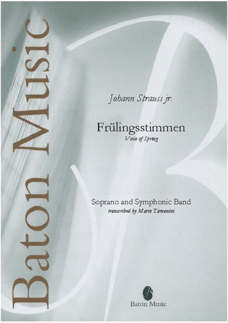 Musiknoten Frühlingsstimmen, Strauss, J./Marco Tamanini