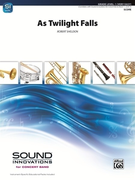 Musiknoten As Twilight Falls, Robert Sheldon