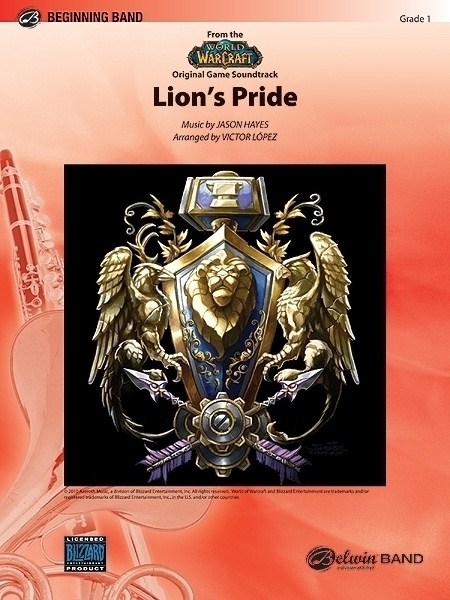 Musiknoten Lion's Pride from the World of Warcraft, Jason Hayes, Victor Lopez