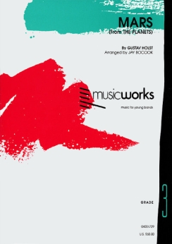 Musiknoten Mars (from 'The Planets' ), G. Holst/Jay Bocook