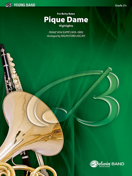 Musiknoten Pique Dame, Suppé/Ralph Ford