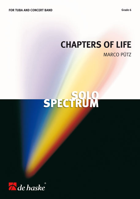 Musiknoten Chapters of Life - für Tuba und Blasorchester, Marco Pütz