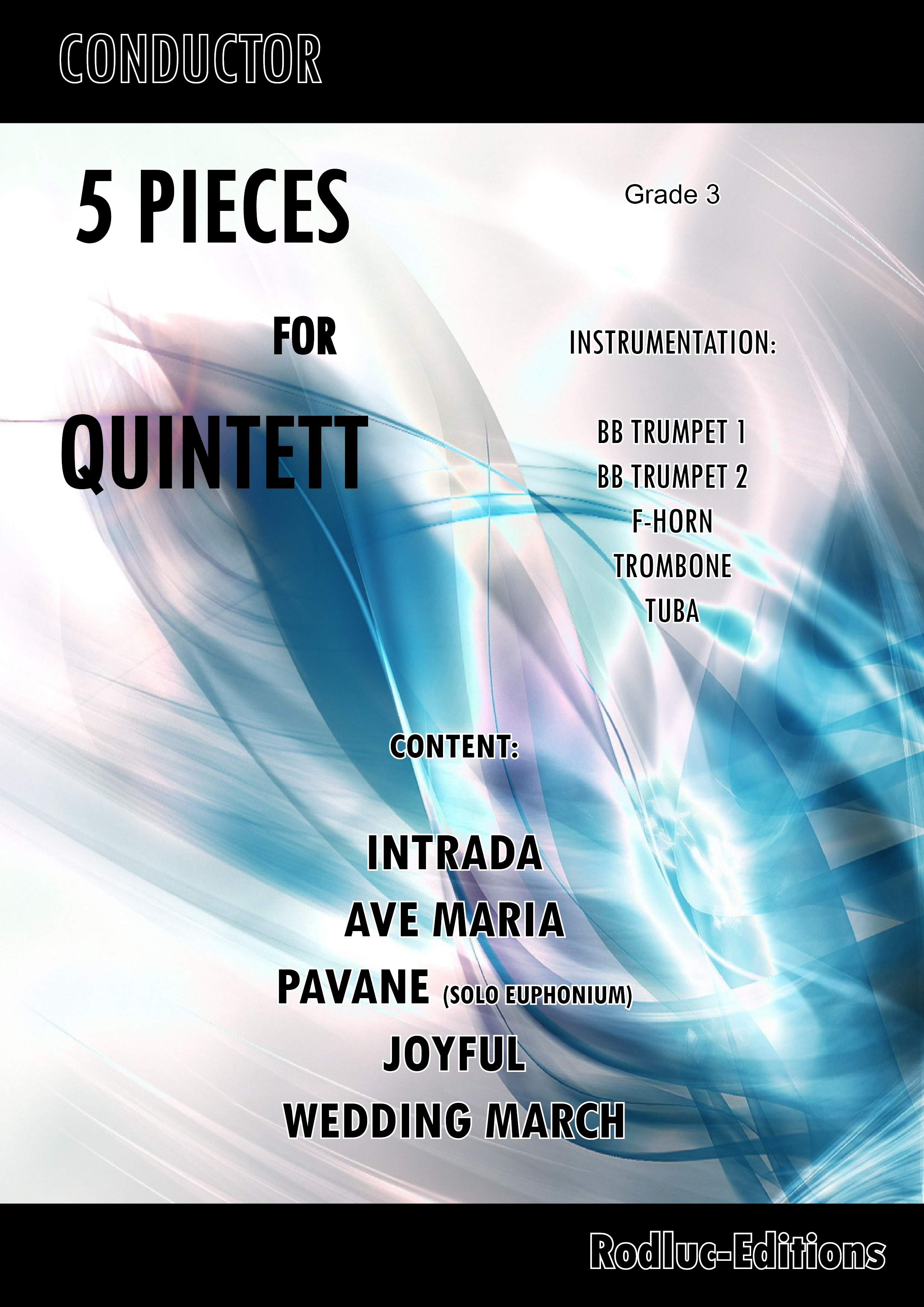 Musiknoten 5 Pieces For Quintett, Luc Rodenmacher