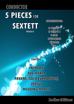Musiknoten 5 Pieces For Sextett, Luc Rodenmacher