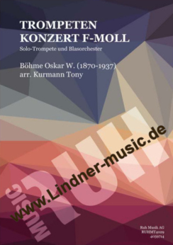 Musiknoten Trompetenkonzert f-Moll, Op. 18, Böhme Oskar/Kurmann Tony