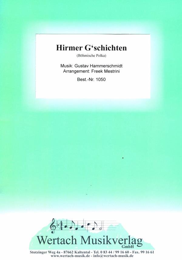 Musiknoten Hirmer G'schichten, G. Hammerschmidt/F. Mestrini
