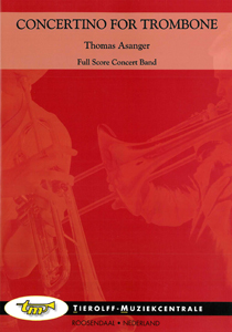 Musiknoten Concertino for Trombone, Thomas Asanger