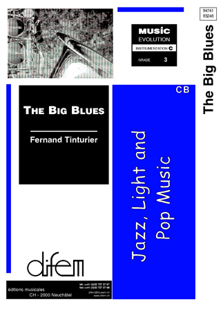 Musiknoten Big Blues, Tinturier (format Card Size)