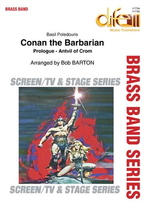 Musiknoten Conan the Barbarian, Prologue - Anvil of Crom, Poledouris/Barton - Brass Band