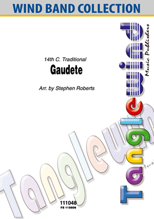 Musiknoten Gaudete, Traditional/Roberts