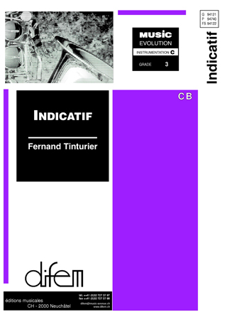 Musiknoten Indicatif, Tinturier