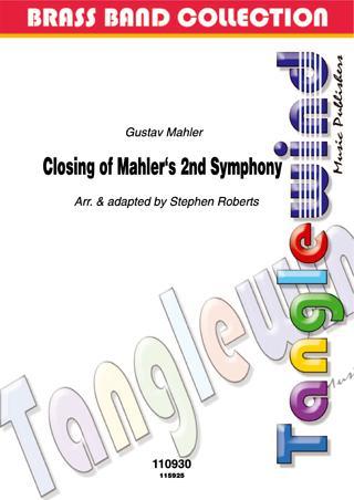 Musiknoten Mahler's 2nd Symphony, Mahler/Roberts - Brass Band