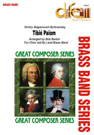 Musiknoten Tibie Païom (with chorus), Bortniansky/Barton - Brass Band