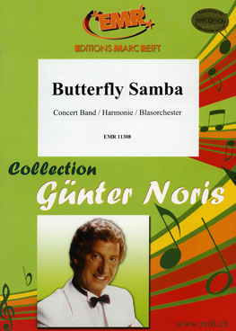 Musiknoten Butterfly Samba, Günter Noris