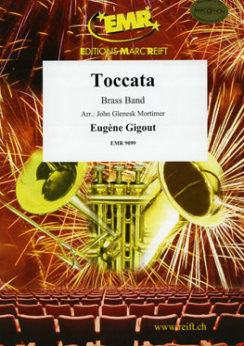 Musiknoten Toccata, Eugene Gigout - Brass Band
