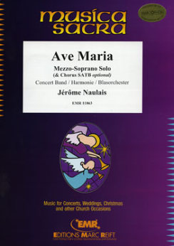 Musiknoten Ave Maria (Solo Voice & Chorus), Jérôme Naulais